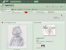 Tablet Screenshot of magictoast15.deviantart.com