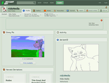 Tablet Screenshot of nidomedia.deviantart.com