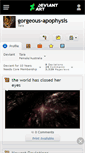 Mobile Screenshot of gorgeous-apophysis.deviantart.com