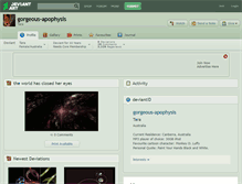Tablet Screenshot of gorgeous-apophysis.deviantart.com