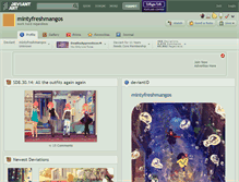 Tablet Screenshot of mintyfreshmangos.deviantart.com