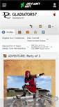 Mobile Screenshot of gladiator57.deviantart.com