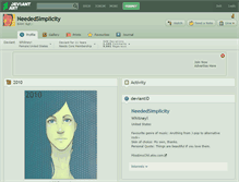 Tablet Screenshot of neededsimplicity.deviantart.com