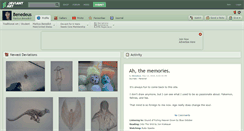 Desktop Screenshot of benedeus.deviantart.com