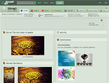 Tablet Screenshot of ddrago.deviantart.com
