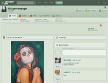 Tablet Screenshot of kittypowerranger.deviantart.com