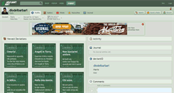 Desktop Screenshot of diodeibarbari.deviantart.com