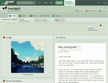Tablet Screenshot of moonlight5.deviantart.com