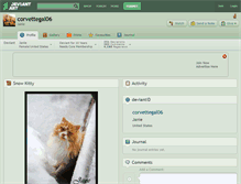 Tablet Screenshot of corvettegal06.deviantart.com