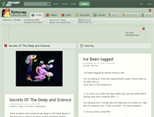 Tablet Screenshot of flymyway.deviantart.com