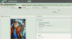 Desktop Screenshot of chimaera-stormhawk.deviantart.com