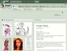 Tablet Screenshot of nekopan.deviantart.com