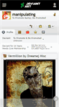 Mobile Screenshot of manipulating.deviantart.com