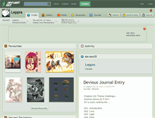 Tablet Screenshot of leppra.deviantart.com