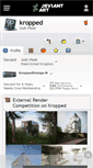 Mobile Screenshot of kropped.deviantart.com