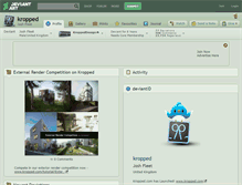 Tablet Screenshot of kropped.deviantart.com