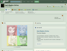 Tablet Screenshot of dark-bladers-shrine.deviantart.com