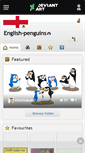 Mobile Screenshot of english-penguins.deviantart.com