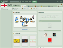 Tablet Screenshot of english-penguins.deviantart.com