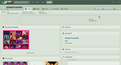 Desktop Screenshot of belleprincesselle.deviantart.com