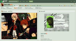 Desktop Screenshot of dark1408.deviantart.com