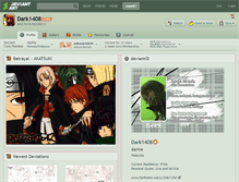 Tablet Screenshot of dark1408.deviantart.com