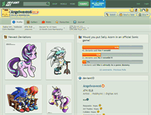 Tablet Screenshot of angelwaveo6.deviantart.com