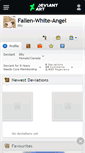 Mobile Screenshot of fallen-white-angel.deviantart.com