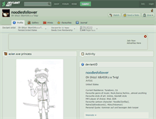 Tablet Screenshot of noodlesfollower.deviantart.com