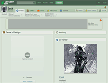 Tablet Screenshot of esxit.deviantart.com