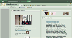 Desktop Screenshot of kiryuuzerolovers.deviantart.com