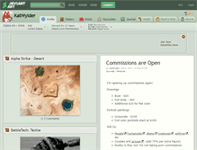 Tablet Screenshot of katwylder.deviantart.com
