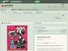 Tablet Screenshot of geckosegno.deviantart.com