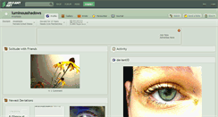 Desktop Screenshot of luminousshadows.deviantart.com