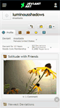 Mobile Screenshot of luminousshadows.deviantart.com
