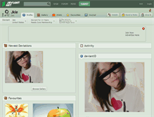 Tablet Screenshot of jkle.deviantart.com