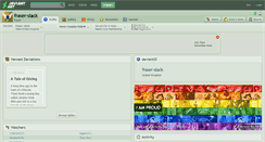 Desktop Screenshot of fraser-slack.deviantart.com