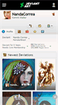 Mobile Screenshot of nandacorrea.deviantart.com
