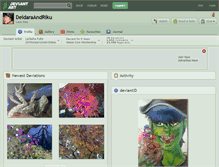 Tablet Screenshot of deidaraandriku.deviantart.com