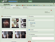 Tablet Screenshot of krutch-rx.deviantart.com