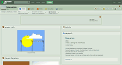 Desktop Screenshot of blue-arson.deviantart.com