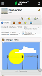 Mobile Screenshot of blue-arson.deviantart.com
