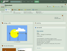 Tablet Screenshot of blue-arson.deviantart.com
