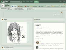 Tablet Screenshot of drellert.deviantart.com