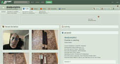 Desktop Screenshot of deadpumpkinz.deviantart.com