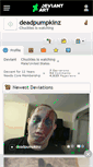 Mobile Screenshot of deadpumpkinz.deviantart.com