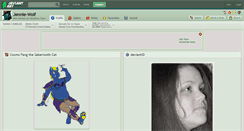 Desktop Screenshot of jennie-wolf.deviantart.com