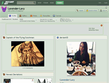 Tablet Screenshot of lavender-lavy.deviantart.com