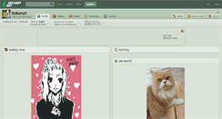 Desktop Screenshot of kokoruri.deviantart.com