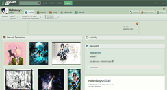 Desktop Screenshot of nekoboys.deviantart.com